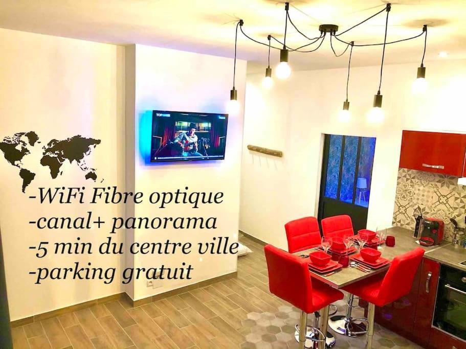 Le Led Room,Centre Ville Place De Parking Gratuite Sens Exterior photo